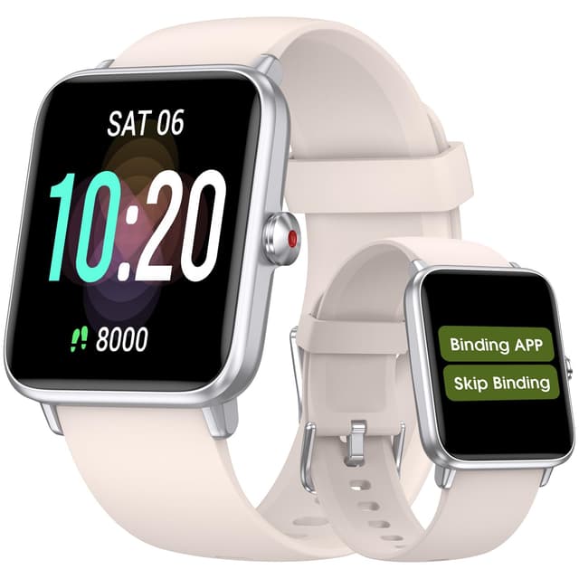 DAVIKO Pedometer Watch Senior Friendly No App/Phone Required,Waterproof Fitness Tracker Watch with Heart Rate Sleep Monitor Activity Tracker, Step Counter for Walking, Smart Watches for Women Men