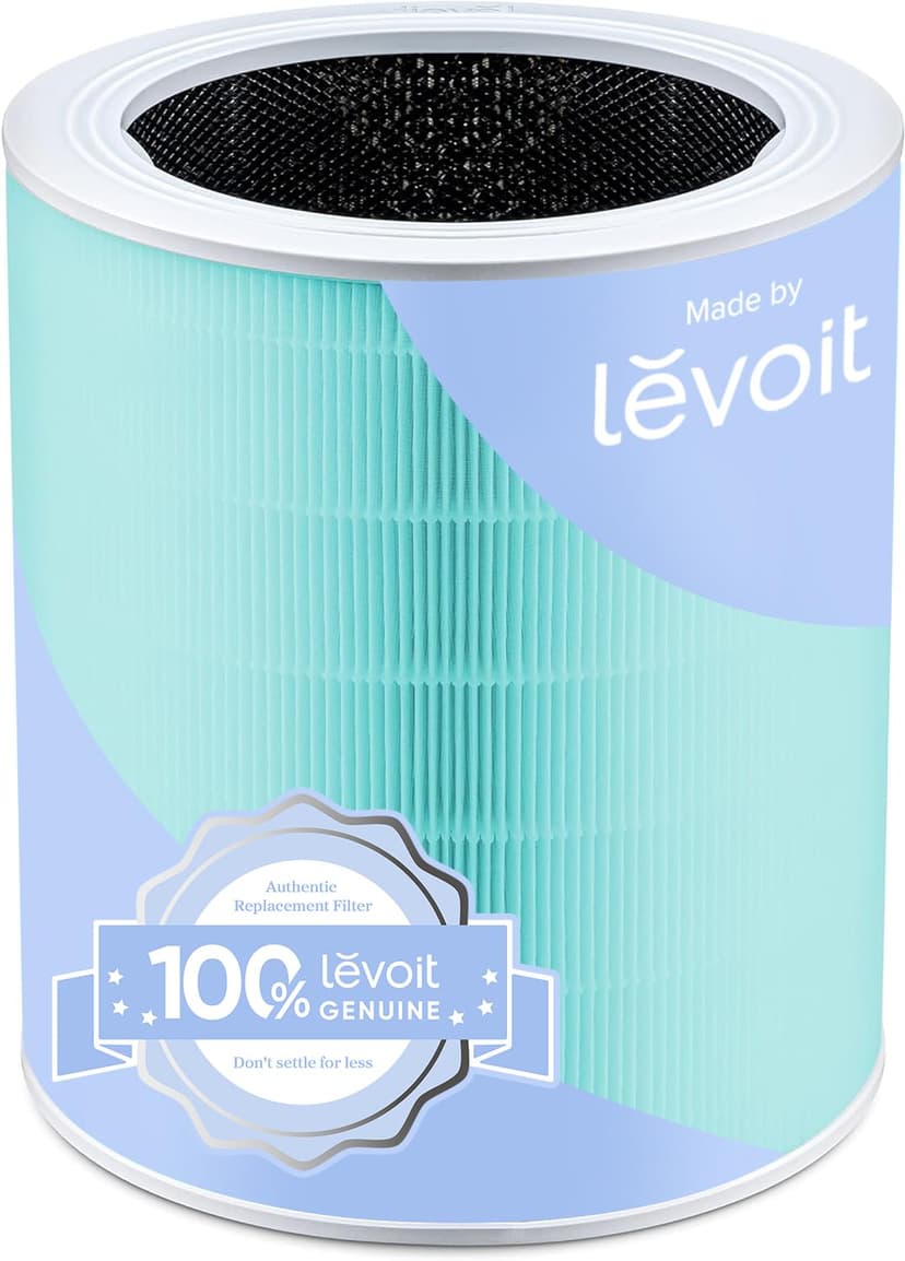 LEVOIT Genuine Core 600S-P Air Purifier Toxin Absorber Replacement Filter, Supports HEPA Sleep Mode,High-Efficiency Activated Carbon for Removal of Odor,Allergens, Pollen,Core 600S-RF-TX, Green,1 Pack
