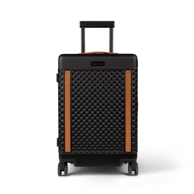 Kings Loot Hardshell Luggage | Carry On Plus with Aerospace Grade Polycarbonate Hardside Suitcase | 360° Silent Spinner Wheels with Steel Bearings | TSA Lock, YKK Zippers (Midnight Ember)
