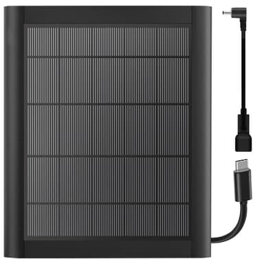 8W Solar Panel Charger for Camera, 9.8inch Camcorder Solar Panel with 10FT USB C Cable for Outdoor Cam Plus, Stick Up Cam/Pro, Spotlight Camera Plus/Pro Battery (8W-1Pack)