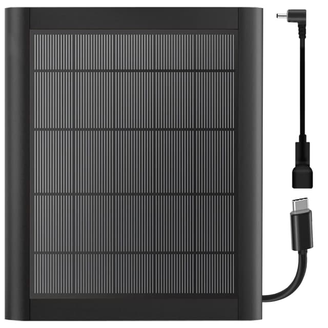 8W Solar Panel Charger for Camera, 9.8inch Camcorder Solar Panel with 10FT USB C Cable for Outdoor Cam Plus, Stick Up Cam/Pro, Spotlight Camera Plus/Pro Battery (8W-1Pack)
