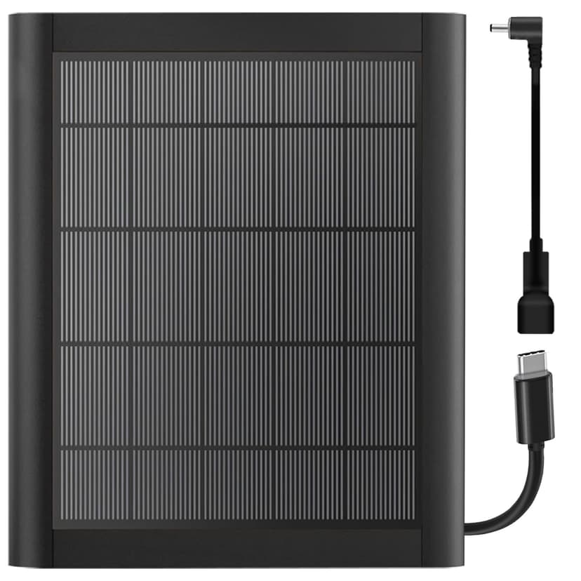 8W Solar Panel Charger for Camera, 9.8inch Camcorder Solar Panel with 10FT USB C Cable for Outdoor Cam Plus, Stick Up Cam/Pro, Spotlight Camera Plus/Pro Battery (8W-1Pack)