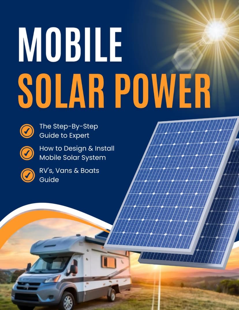 RV's, Vans & Boats Guide to Mobile Solar Power : The Step-By-Step Guide to Expert How to Design & Install Mobile Solar System