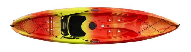 Perception Tribe 11.5 | Sit on Top Kayak for All-Around Fun | Large Rear Storage with Tie Downs | 11' 5" | Sunset