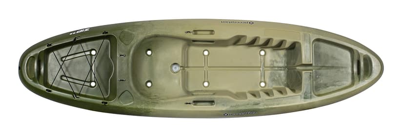 perception Kayaks Zip 9.5, Sit on Top Kayak for All-Around Fun, Stable and Fast, Rear Storage with Tie Downs, 9' 6", Classic Camo