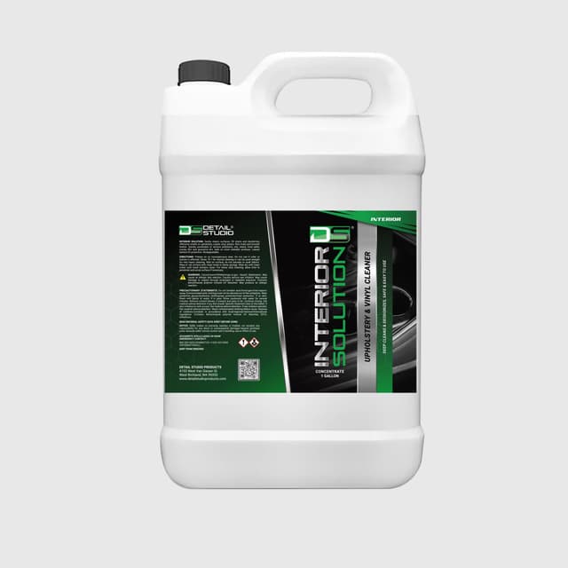 Detail Studio-Interior Solution Spray - All-in-One Concentrated Cleaner for Cars - Effectively Removes Oils, Stains, Food Spills- Economical Dilution up to 10:1 - Quick-Drying Formula (32, Ounces)