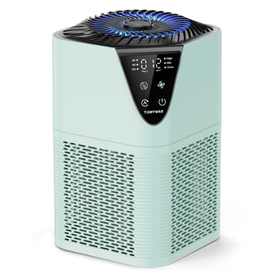 Air Purifiers for Home Large Room up to 1750 Sq Ft, H13 True HEPA Filter Air Purifiers for Bedroom, 25dB Quiet for Home,Bedroom,Office (Green)