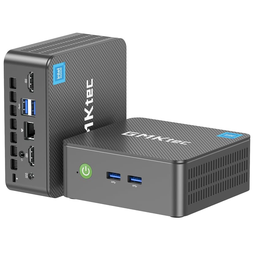 GMKtec Mini PC Computers N95(Turbo 3.4GHz) 16GB DDR4 512GB SSD Desktop Computer 4K Dual HDMI Display/3x USB3.2/WiFi 5 BT5.0/RJ45 Ethernet Nucbox G3S