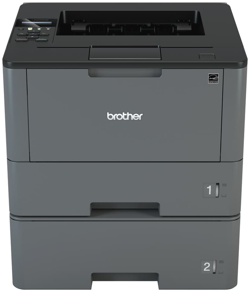 Brother Monochrome Laser Printer, HL-L5200DWT, Duplex Printing, Wireless Networking, Dual Paper Trays, Mobile Printing, Amazon Dash Replenishment Ready,Black