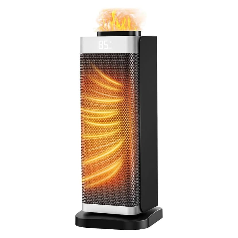 Space Heaters for Indoor Use, Staholz Portable Space Heater with Humidifier/Ambient Light, Family-Safe Electric Heaters with Thermostat,12H Timer,70° Oscillation,Ultra-Quiet for Home Office(SL)