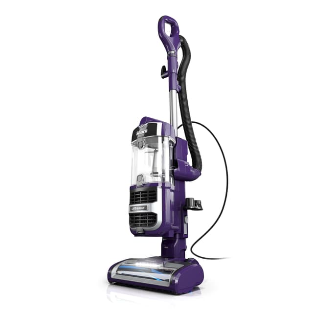 Shark Lift-Away Upright Vacuum with Powerfins, Self-Cleaning Brushroll, Anti-Allergen Complete Seal Technology, No Hair Wrap, LED Headlights, and Advanced Swivel Steering, Eggplant, ZD201