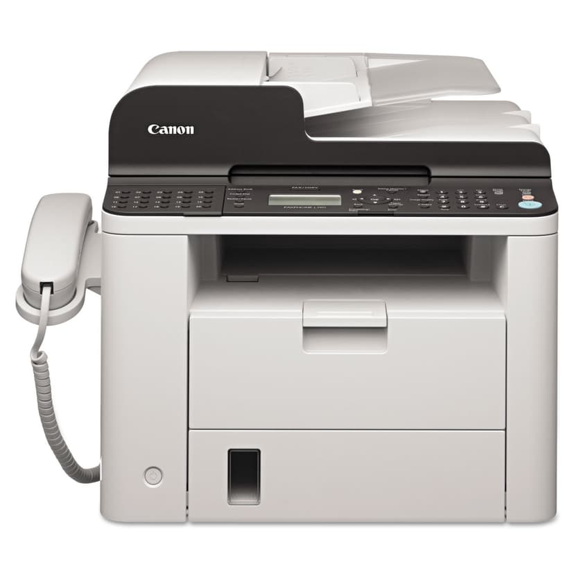 Canon FAXPHONE L190 - Monochrome Duplex Laser Fax with Copier, 30 Sheet Auto Document Feeder, 1 Year Limited Warranty, 26 PPM, White