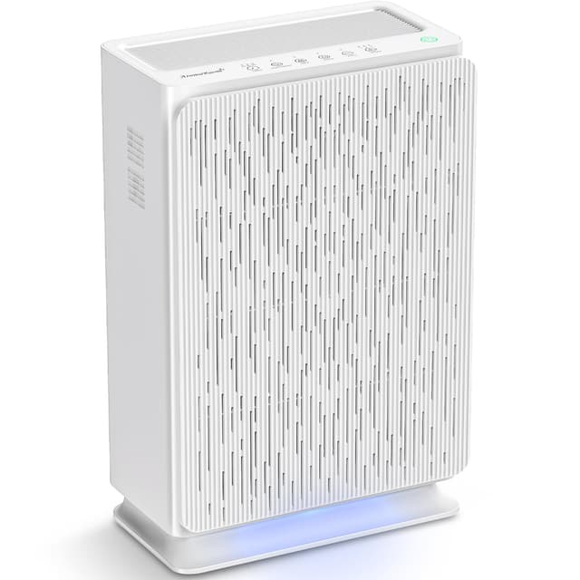 AromaRoom Air Purifiers for Large Rooms up to 2100 Sq Ft, HEPA 14 Air Purifier with Smart PM 2.5 Sensor, Portable Filter Air Cleaner for Smoke, Allergies, Pet Dander,Bedroom, Office - Pearly White