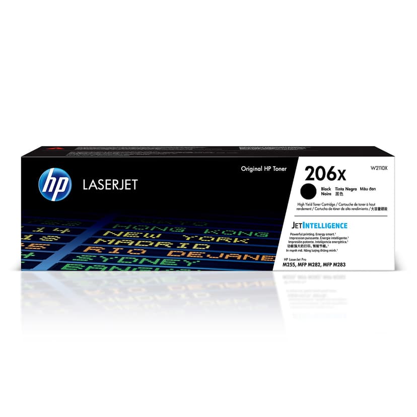 HP 206X Black Toner Cartridge | Works with Color LaserJet Pro M255, MFP M282, M283 Series | W2110X