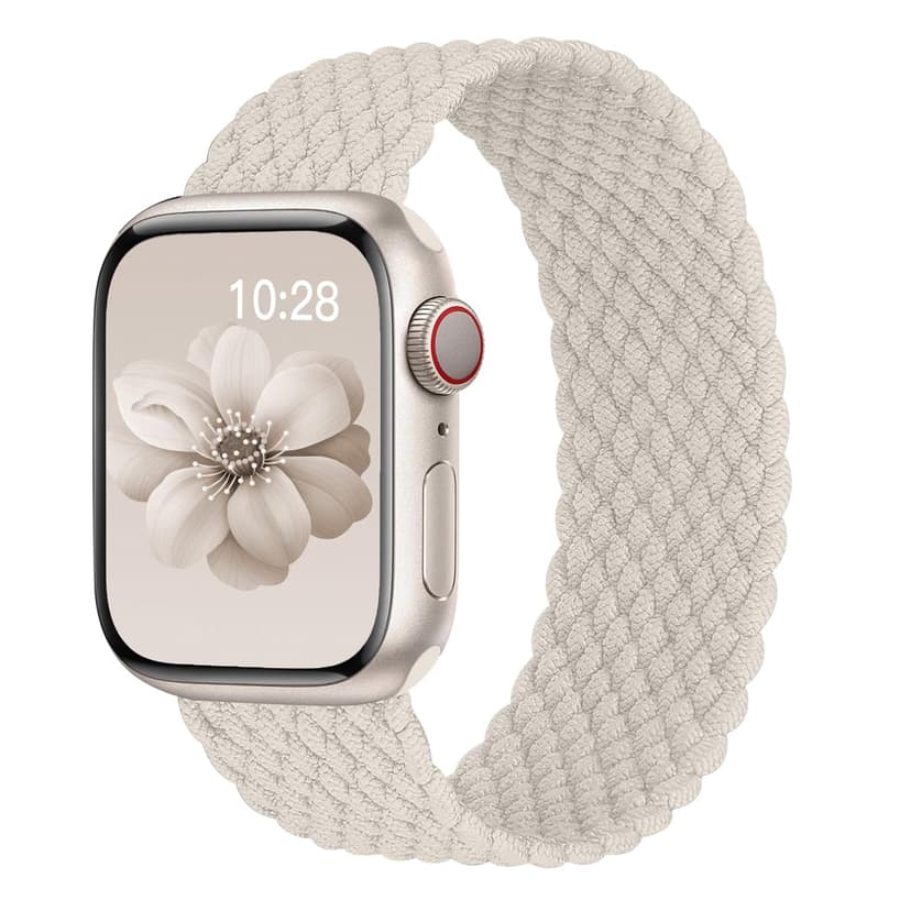 Braided Solo Loop for Apple Watch Band 40mm 42mm 41mm 38mm 44mm 46mm 45mm Ultra/3 2 49mm Men/Women,Stretchy Nylon Sport wristband Strap for iWatch Bands Series 11/10/9/8/7/6 5/4/3/SE 40 44 42 45 46 mm