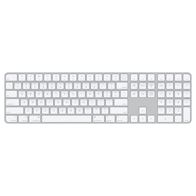 Apple Magic Keyboard with Touch ID and Numeric Keypad (for Mac Computers with Apple Silicon) - US English - Silver (Renewed)