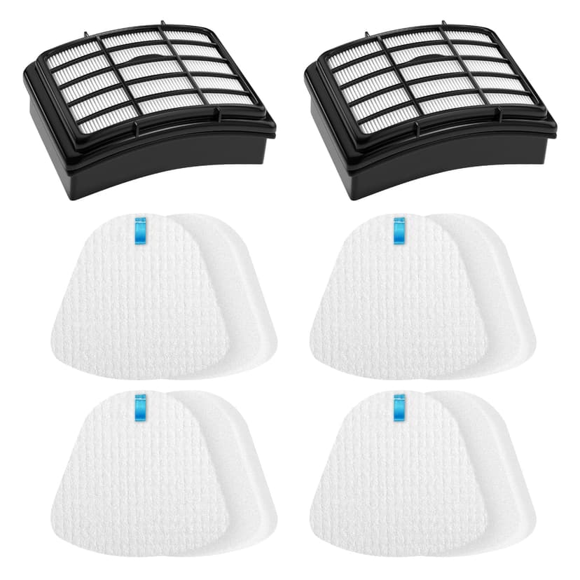 2 + 4 Pack Filters for Shark Vacuum Navigator Lift Away Filter Replacement ZU503AMZ NV350 NV351 NV352 NV355 NV356E NV357 NV360 NV370 UV440 UV540, Parts XFF350 XHF350