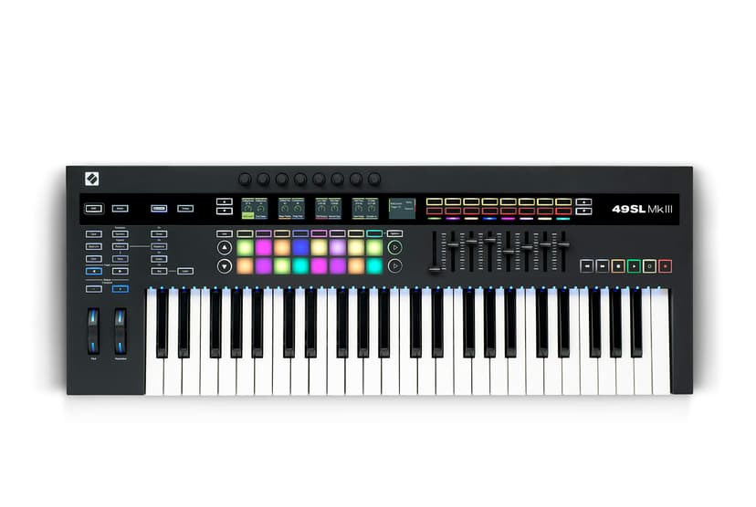 Novation 49SL MkIII, 49-key MIDI & CV equipped Keyboard Controller with 8 Track Sequencer
