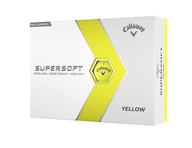 Callaway Golf Supersoft Golf Balls (2023, Yellow)