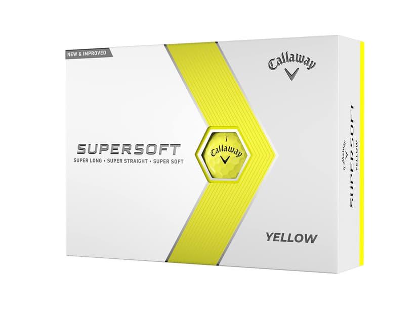 Callaway Golf Supersoft Golf Balls (2023, Yellow)