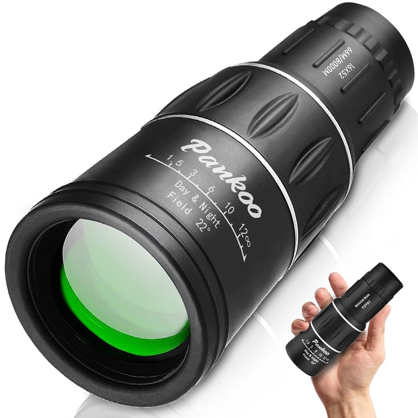 16X52 Monocular, Birthday Gifts for Men Dad Husband Him, Telescope High Powered for Adults, 2023 Power Prism Compact Monoculars for Adults Kids, Gadgets for Men, Valentines Gifts Ideas