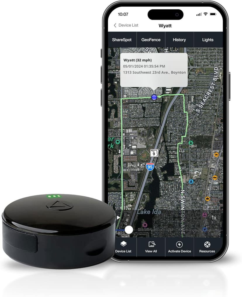 LandAirSea 54 GPS Tracker (Premium Edition) - Long Battery, Magnetic, & Waterproof. Global GPS Tracker for Vehicles. Made in The USA from Domestic & Imported Parts. Subscription is Required.