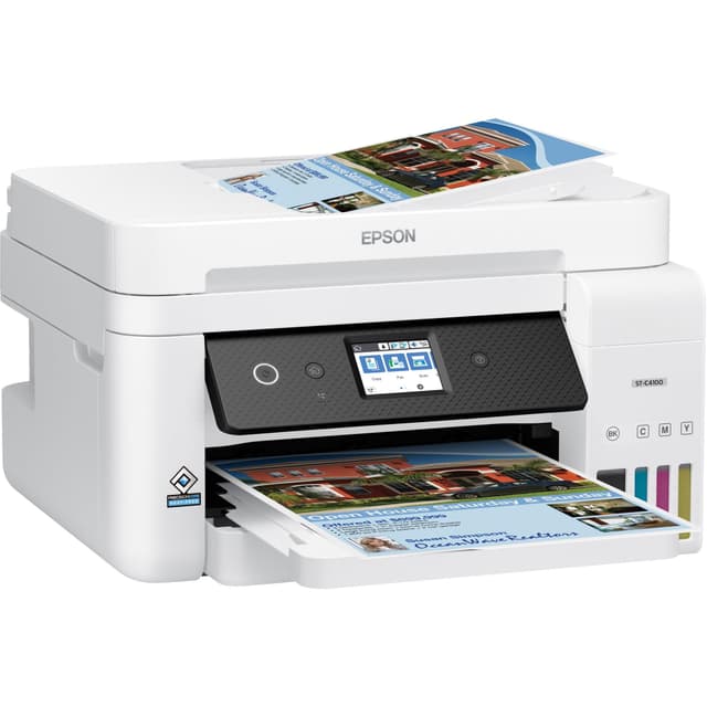 Epson Workforce ST-C4100 Wireless Inkjet Multifunction Printer - Color