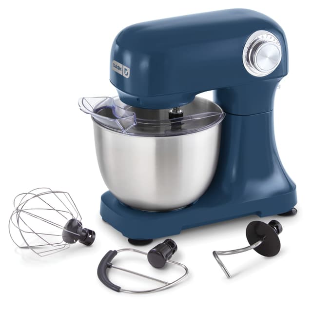 DASH Tilt-Head 3.5qt Stand Mixer 12 Speeds with Paddle, Dough Hook, and Whisk Attaachments - Navy