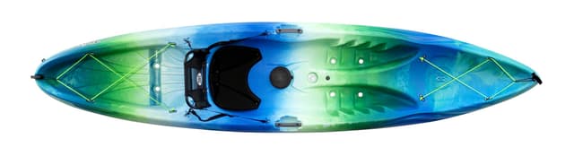 Perception Tribe 11.5 | Sit on Top Kayak for All-Around Fun | Large Rear Storage with Tie Downs | 11' 5" | Déjà vu