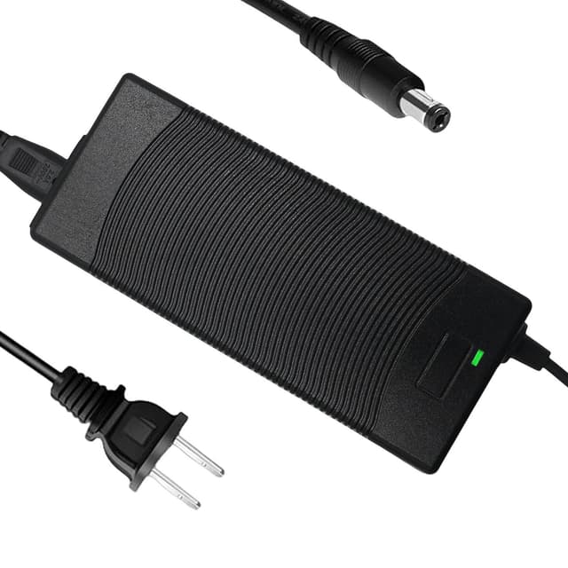 THEPRO 54.6V 2A Battery Charger for 48V Lithium Battery, Universal 54.6V Power Adapter Chargers, 5.5mm DC Connector for 2.5mm/2.1mm