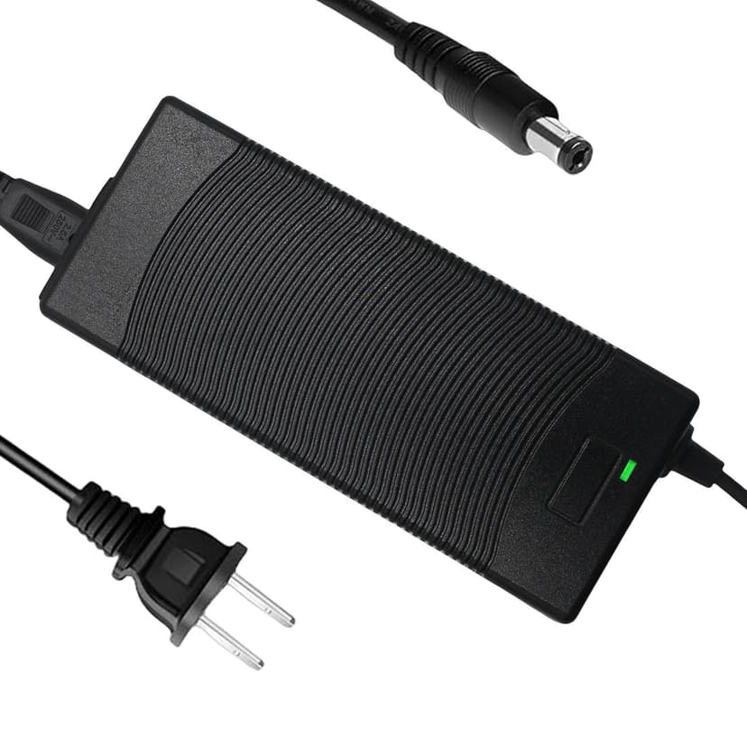 THEPRO 54.6V 2A Battery Charger for 48V Lithium Battery, Universal 54.6V Power Adapter Chargers, 5.5mm DC Connector for 2.5mm/2.1mm