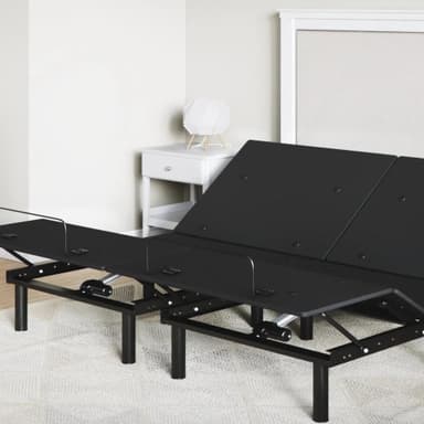Sven and Son Essential Adjustable Bed Base (Frame Only), Easy Assembly, Head and Foot Lift, Memory Positions, Zero Gravity, Wireless Remote - King