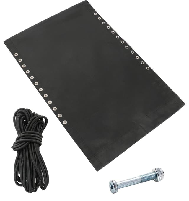 17" 19" 21" Wide Zero Gravity Chair Replacement Fabric, Repair Cloth with 4 Gravity Chair Replacement Cord Screws Kit, Zero Gravity Chair Accessories for Sling Patio Lawn Lounge Chair, Black