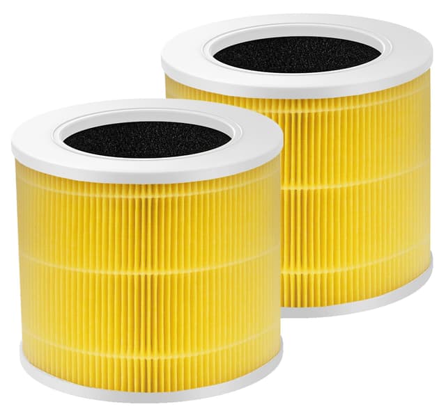 Core Mini-P Air Purifier Pet Allergy Replacement Filter for LEVOIT Core Mini Air Purifier, Core Mini-P Filter, 3-in-1 Pet Care High Efficiency H13 HEPA Filter, Core Mini-RF, Yellow