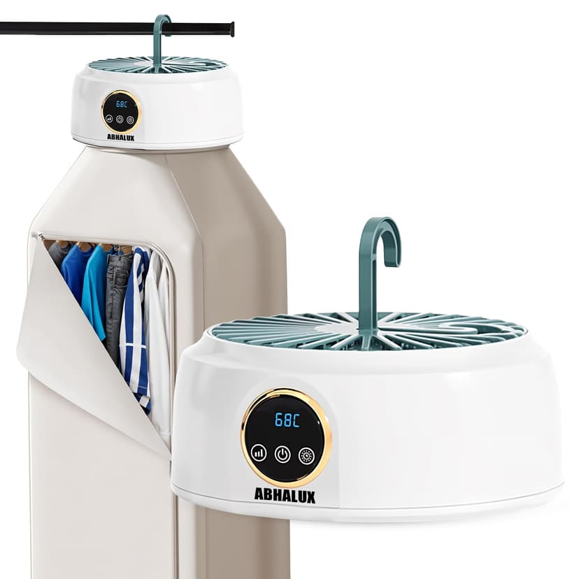 Mini Dryer For Clothes – Portable Laundry Machine, Compact Electric Dryer For Apartments, Travel & Small Spaces Fast Drying With Adjustable Timer And Wrinkle Care