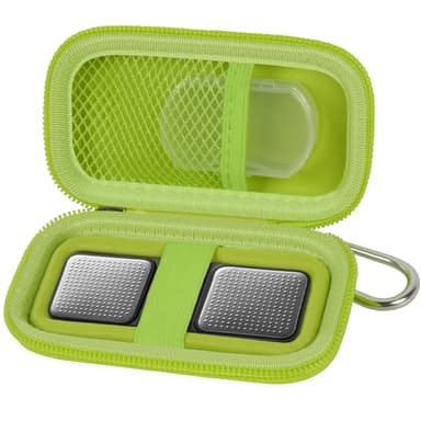 Heart Rate Monitor Case for AliveCor for KardiaMobile 6L / 6L Max 1L Personal EKG Monitor Storage Holder Fits for Cardiac Mobile Portable Heart Rate Monitor Bag Organizer (Pill Box Included) Green
