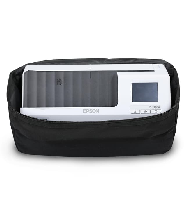 Compact Document Scanner Carrying Case β Travel Bag for Fujitsu ScanSnap ix1300, Plustek, Epson and Brother Scanner use. Dust-Proof, Anti-Static, Dust Cover & Protector.