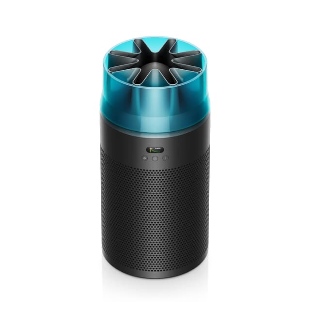 Dyson Hushjet Compact Purifier, Engineered for Powerful, Whisper-quiet, Whole-room Air Purification, Homes with Pets, Allergies, Fully-sealed filtration, 5-year no change filter (Black/Teal)