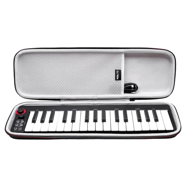 LTGEM Hard Case for Donner N-32 / M-Audio/KEYSTATION MK3 MINI 32-Key USB MIDI Keyboard Controller - Travel Carrying Storage Bag (Case Only)