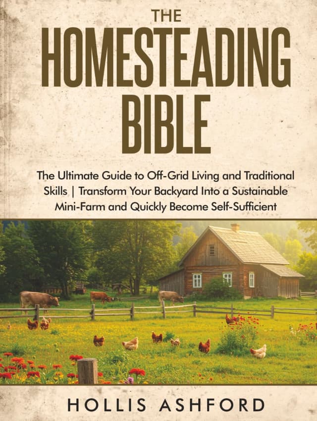 The Homesteading Bible: The Ultimate Guide to Off-Grid Living and Traditional Skills | Transform Your Backyard into a Sustainable Mini-Farm and Quickly Become Self-Sufficient