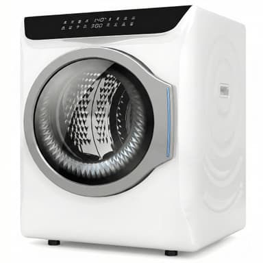 Auertech 2.8 CU. FT. Portable Dryers for Laundry, Compact Clothes Dryer with Stainless Steel Tub & Boot Dryer,1400W Dryer Machine, Electric Dryer with LED Control for Apartment, Dorm, RV, White