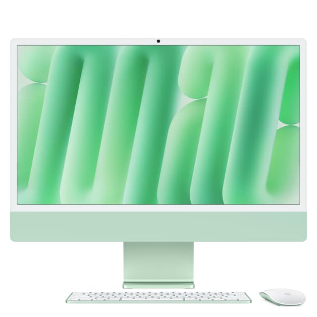Apple 2024 iMac All-in-One Desktop Computer with M4 chip with 10-core CPU and 10-core GPU: Built for Apple Intelligence, 24-inch Retina Display, 16GB Unified Memory, 256GB SSD Storage; Green