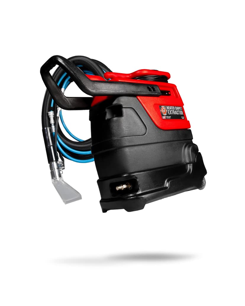 Adam's Polishes Heated Carpet Extractor - Powerful 200 Degree Spot and Upholstery Cleaner, Clear Head Hand Tool, 15 Foot Hose, Easy Dirt and Spot Removal for Vehicles