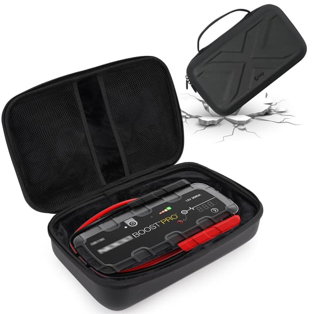 Gleegi EVA Protection Case Compatible with NOCO Jump Starters - Boost GB150: 3000A/Boost X GBX155: 4250A UltraSafe Jump Starter(CASE ONLY)