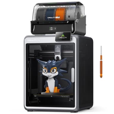 Creality K2 Combo 3D Printer, Multicolor Printing with CFS, Max 600mm/s Printing Speed, Smart Auto Leveling & Al Camera, Next-Gen Direct Drive Extruder, Build Volume 260 * 260 * 260mm