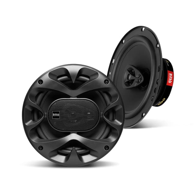 BOSS Audio Systems CH6530B 6.5 Inch Car Door Speakers - 300 Watts Max (Pair), Coaxial, 3 Way, Full Range, 4 Ohms, Sold in Pairs, Bocinas para Carro