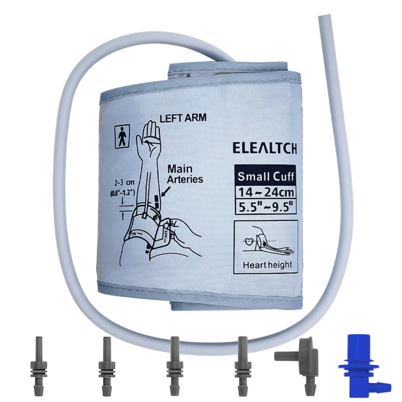 Child Small Cuff Compatible with Most BP Monitors 5.5”-9.5” Inches (14-24CM) Blood Pressure Cuff ARM BP Replacement Cuff for Pediatric and Women S(Small)