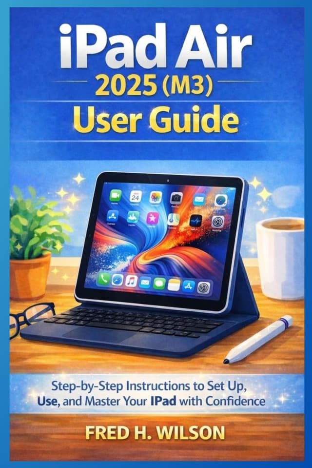 iPad Air 2025 (M3) User Guide: Step-by-Step Instructions for Beginners & Seniors to Set Up, Use, and Master Their iPad with Confidence