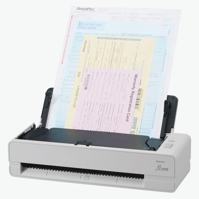 Fujitsu RICOH fi-800R Ultra-Compact, Color Duplex Document Scanner with Dual Auto Document Feeders (ADF)
