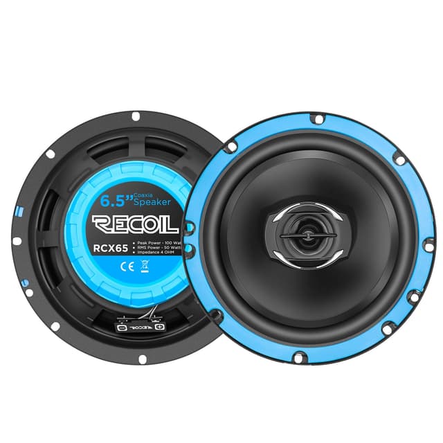 RECOIL RCX65 Echo Series 6.5-Inch Car Audio Coaxial Speaker System